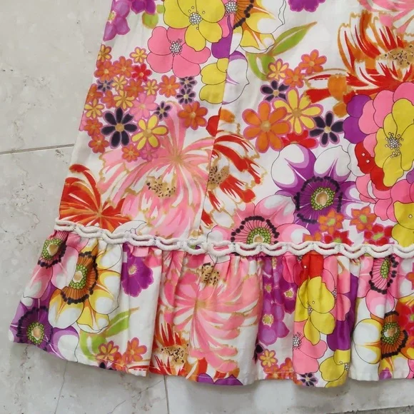 Vintage Liberty Circle Retro Psychedelic Shift Dress from the 1960s 🌺 - Picture 8 of 17